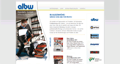 Desktop Screenshot of albw.de