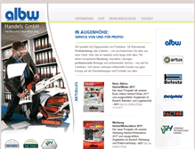 Tablet Screenshot of albw.de